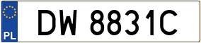 Truck License Plate